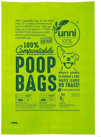 UNNI dog poop bags