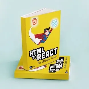 HTML To React Book Cover