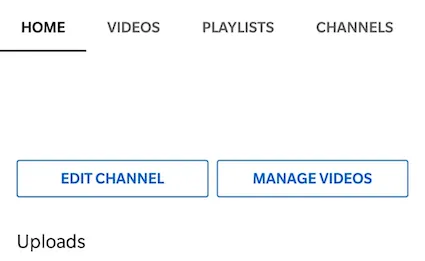 Step 4: Select 'Edit Channel'